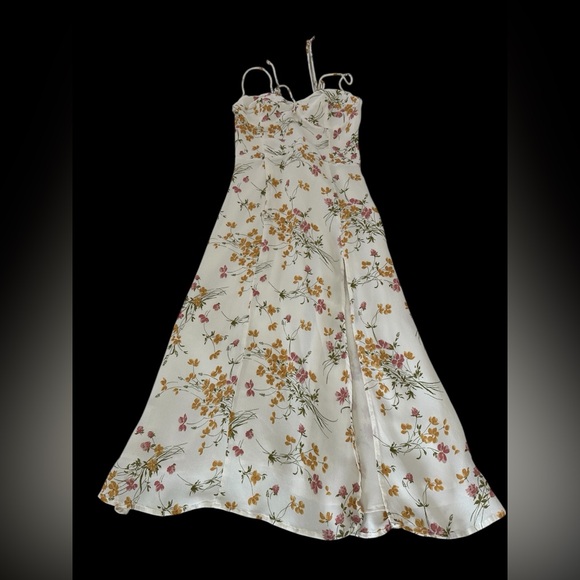 Reformation White Floral Maxi Dress - Picture 2 of 11